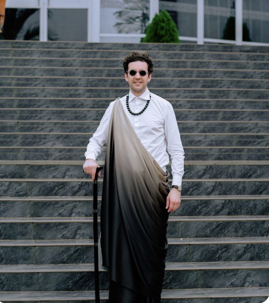 Men's Ombré Satin Mushanana
