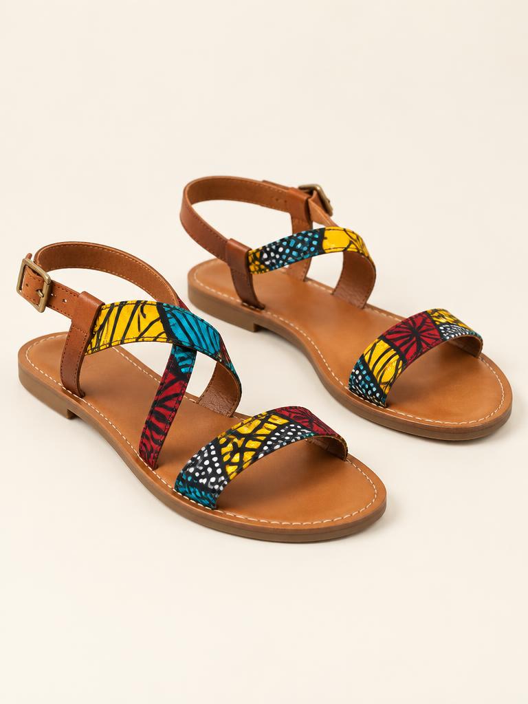 Kitenge Strap Sandals