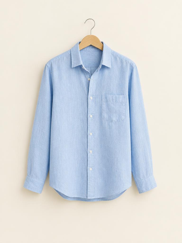 Linen Button-Up Shirt