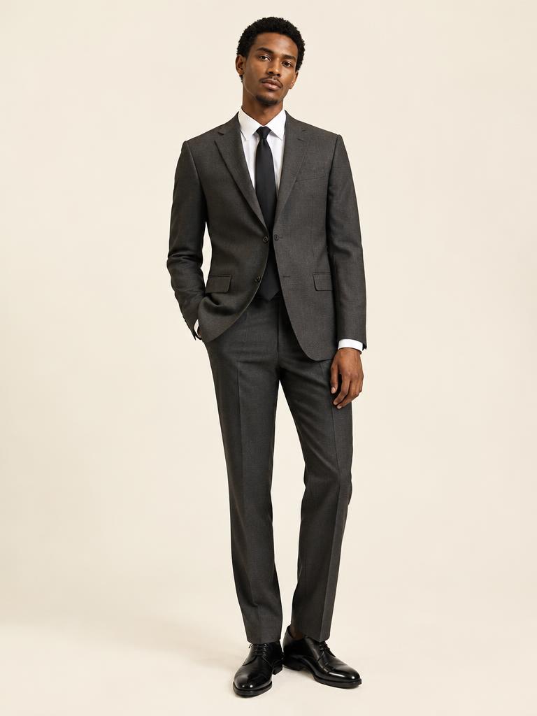 Charcoal Two-Piece Suit